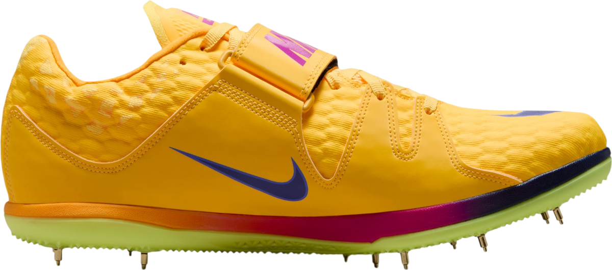 NEW Nike High Jump Elite Track & Field Shoes NO SPIKES FZ9636-800 Size 6 Yellow Nike High Jump Elite | Trackandfieldclothes main image 3