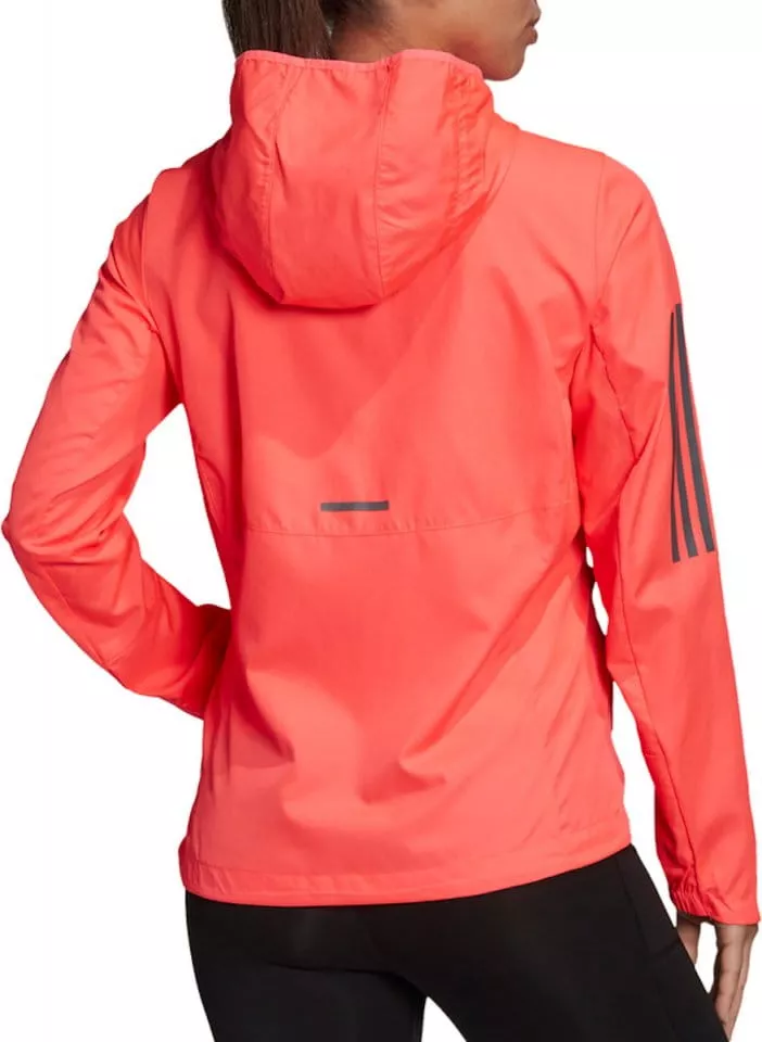 Dámská běžecká bunda s kapucí adidas Own The Run Wind