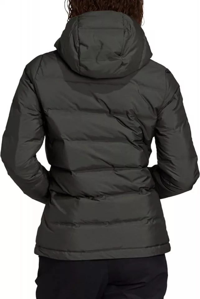 Dámská zimní bunda s kapucí adidas Helionic Down