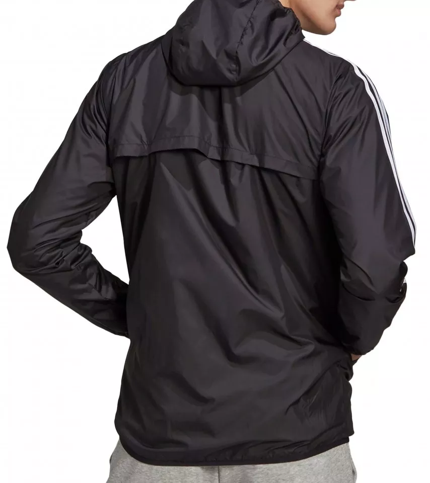 Pánská bunda s kapucí adidas Primegreen Essentials 3-Stripes