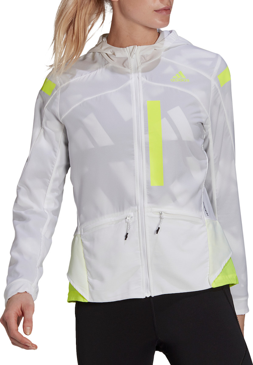 Dámská běžecká bunda s kapucí adidas Marathon
