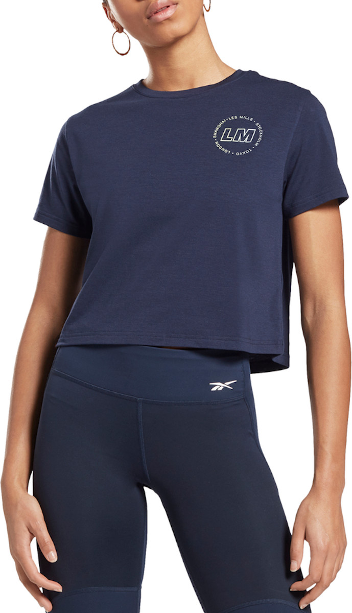 Reebok LM SS Crop Rövid ujjú póló