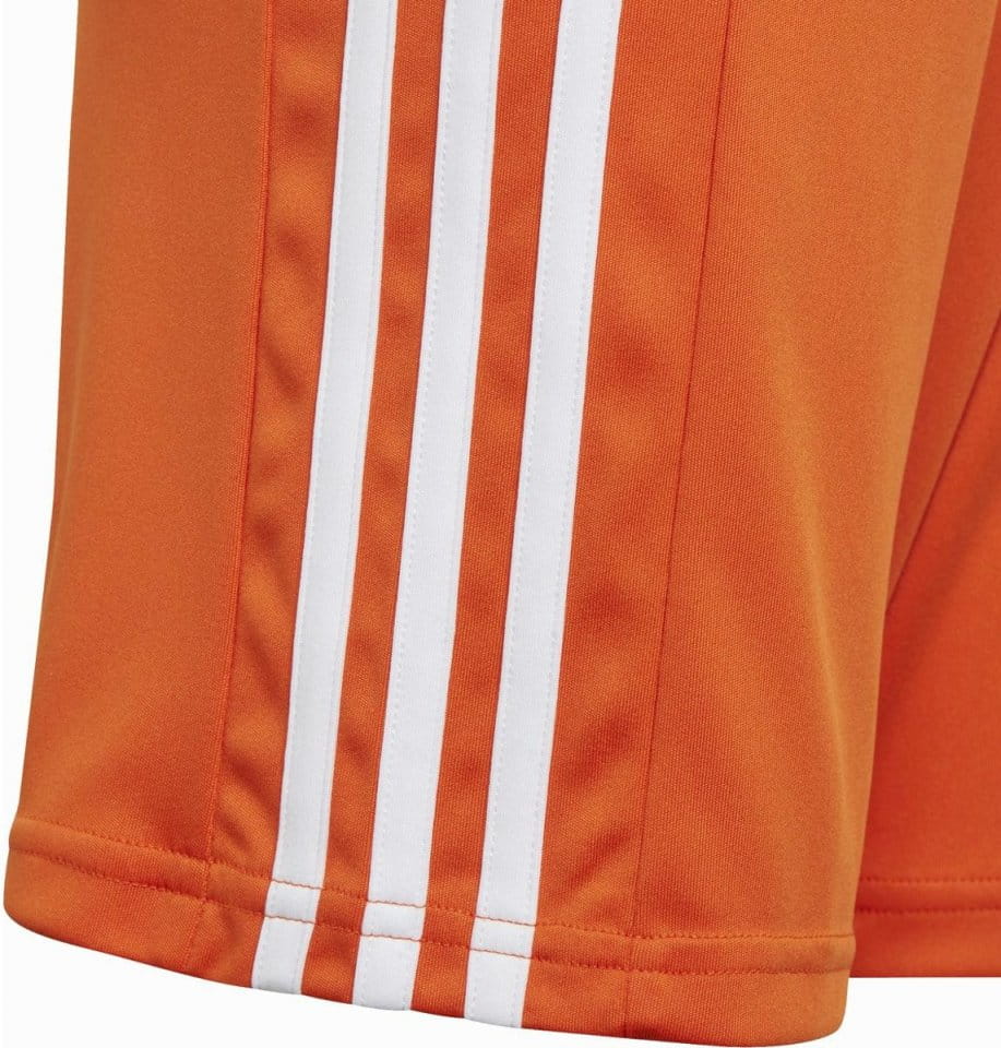 adidas orange shorts and top