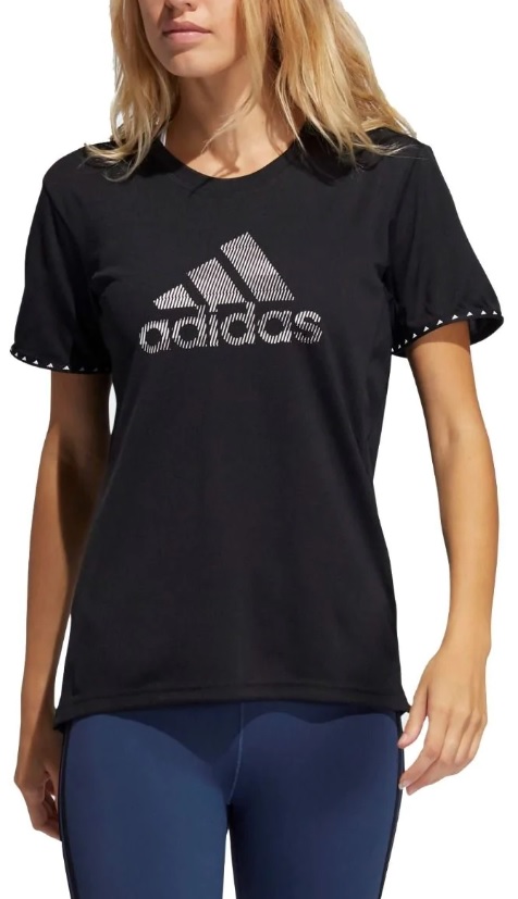 Tričko adidas BOS NECESSI-TEE BLACK/WHITE