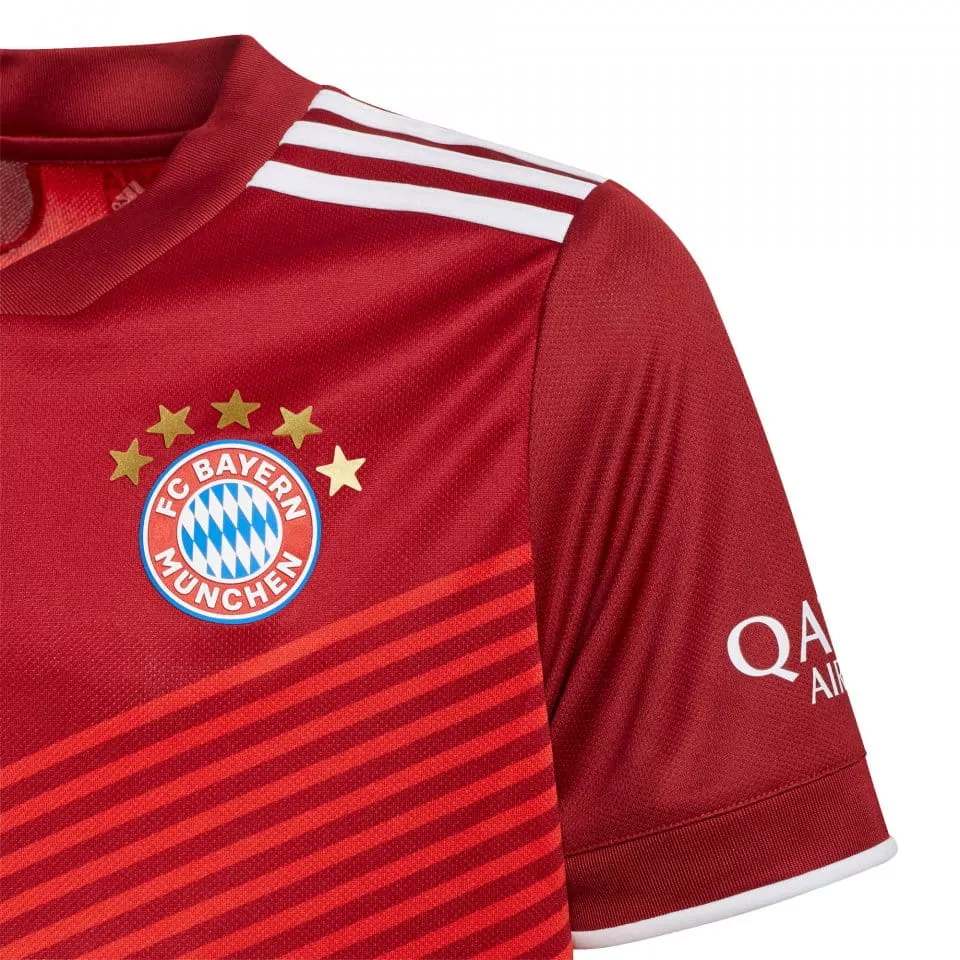 Dětský dres s krátkým rukávem adidas FC Bayernu Mnichov 2021/22, domácí