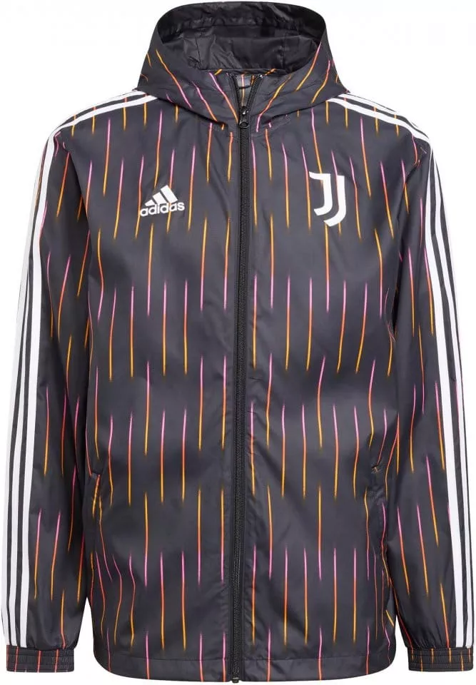 Pánská bunda s kapucí adidas Juventus Windbreaker 2021/22