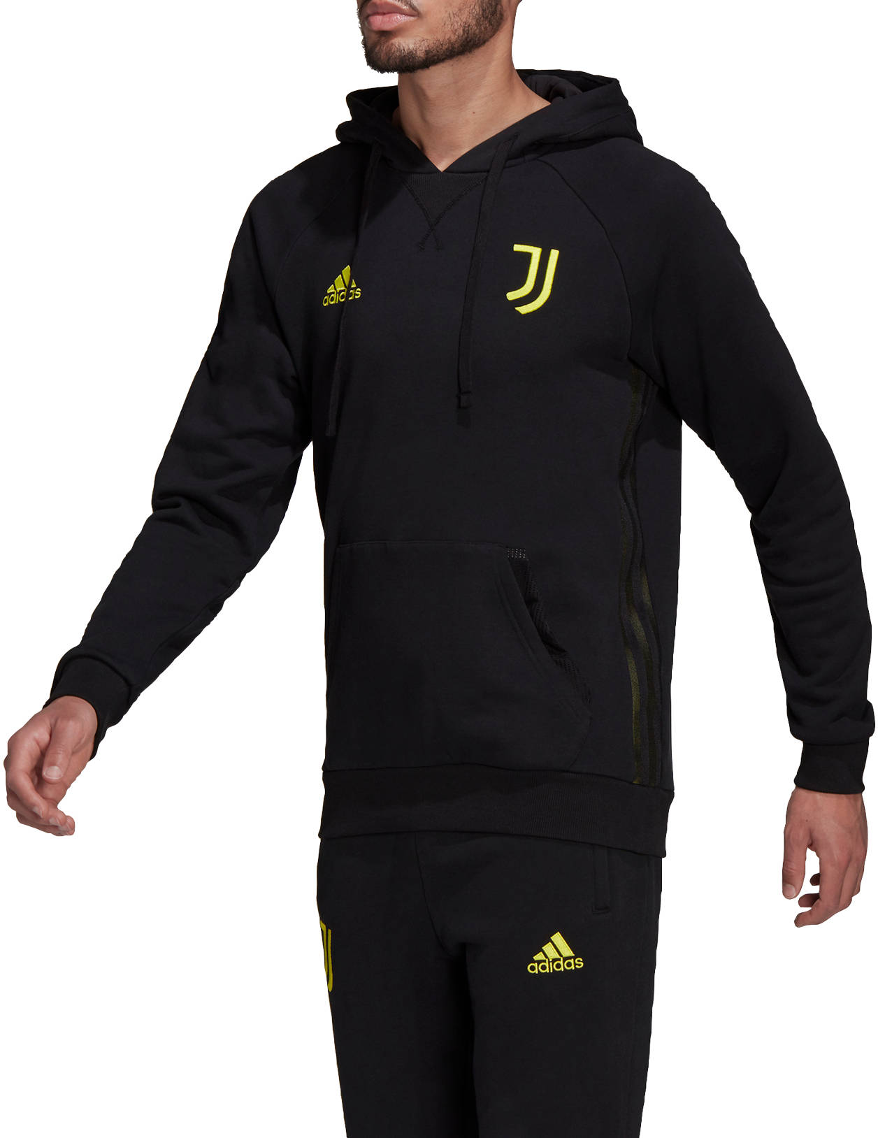 Pánská mikina s kapucí adidas Juventus Travel