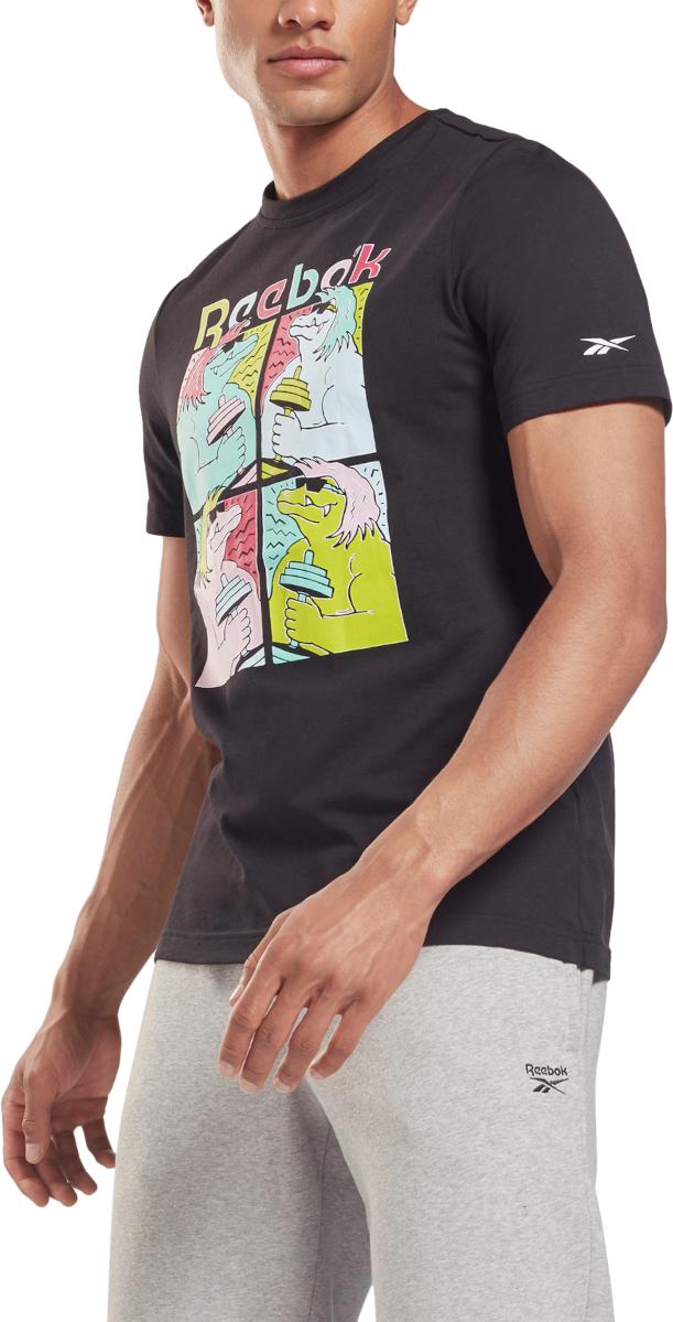 Pánské tričko s krátkým rukávem Reebok Animal Novelty Graphic