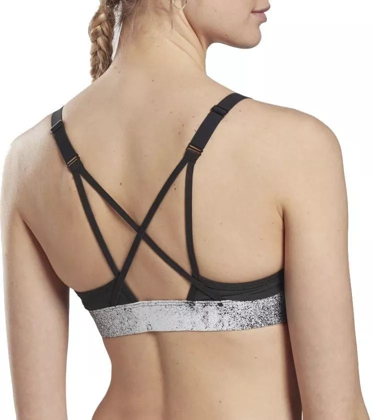 BH Reebok Lux Strappy Bra- Perf AOP