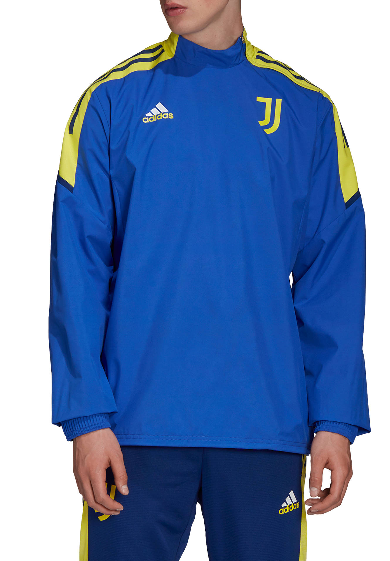 Tričko s dlhým rukávom adidas JUVE EU HYB TOP