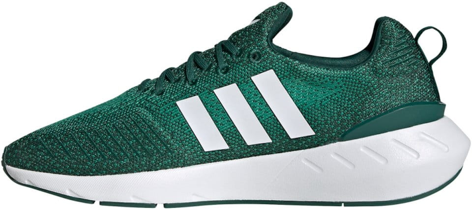 adidas green swift run trainers