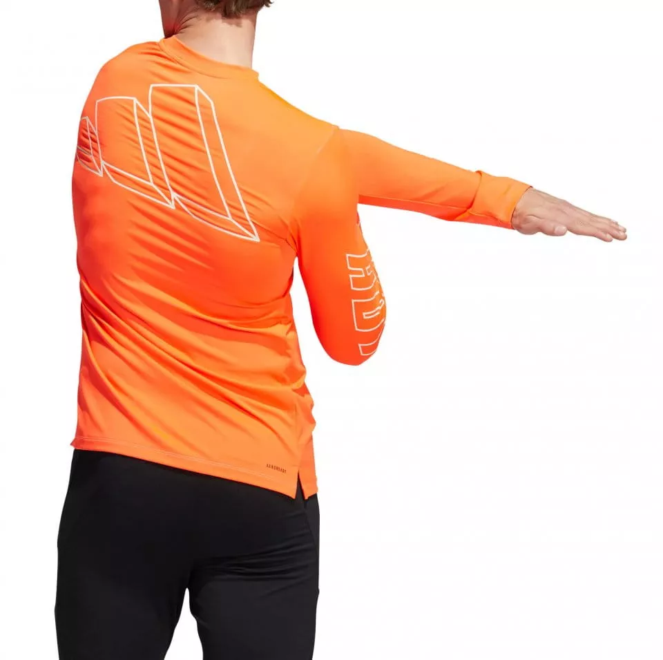 Pánské fitness triko s dlouhým rukávem adidas FB Hype