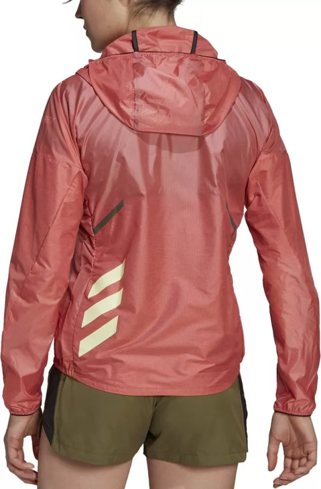 Dámská běžecká bunda s kapucí adidas Terrex Agravic Windweave