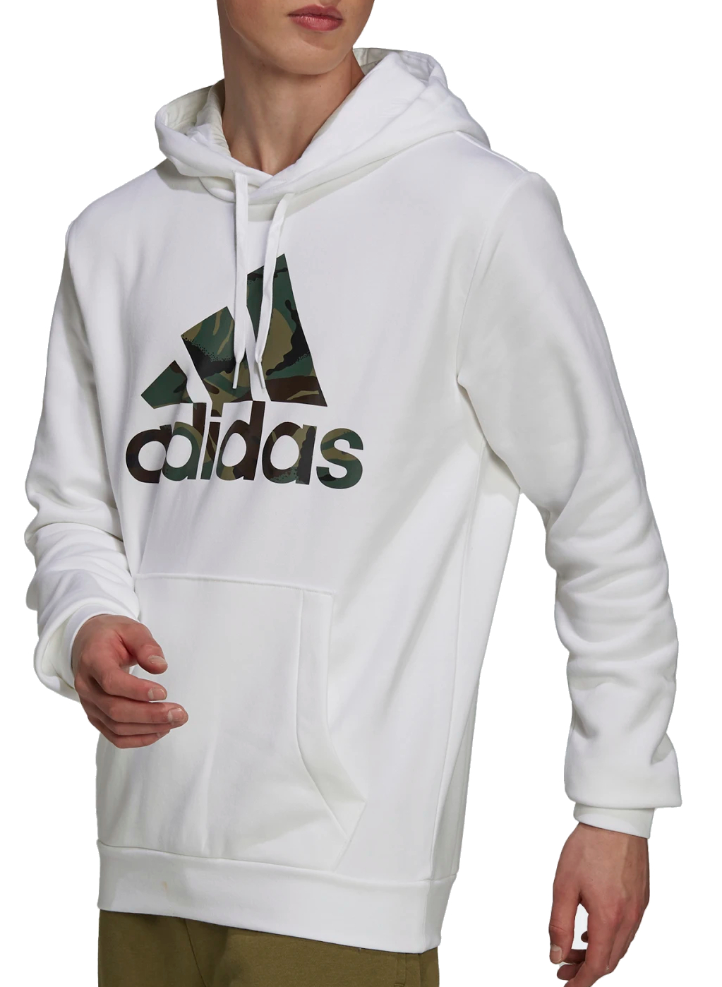 Sweatshirt med hætte adidas Sportswear Essentials Camo
