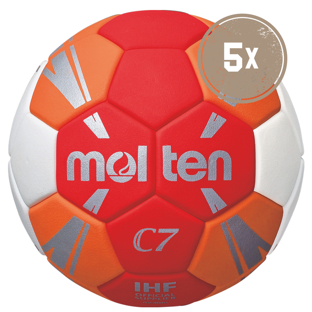 Molten 5er BALLSET H1C3500-RO HANDBALL C7 Labda