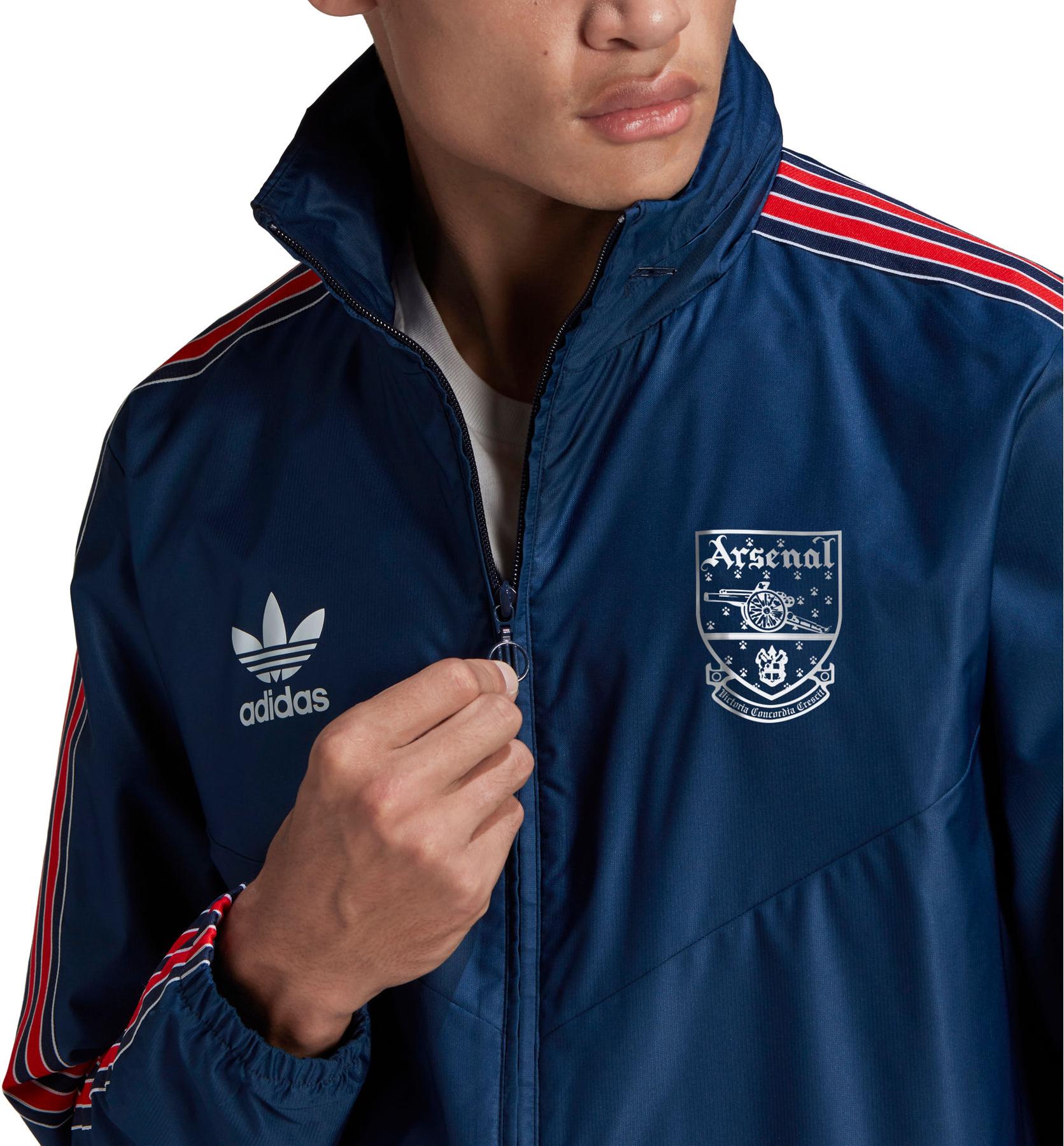 adidas Arsenal 90/92 Men's Rain Jacket Blue H31144