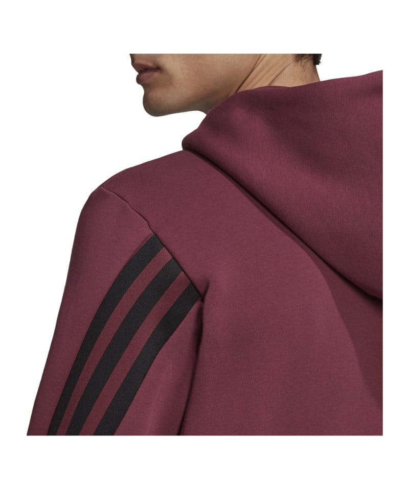 Adidas M Cb Fz Hoodie Red | Sportsman24