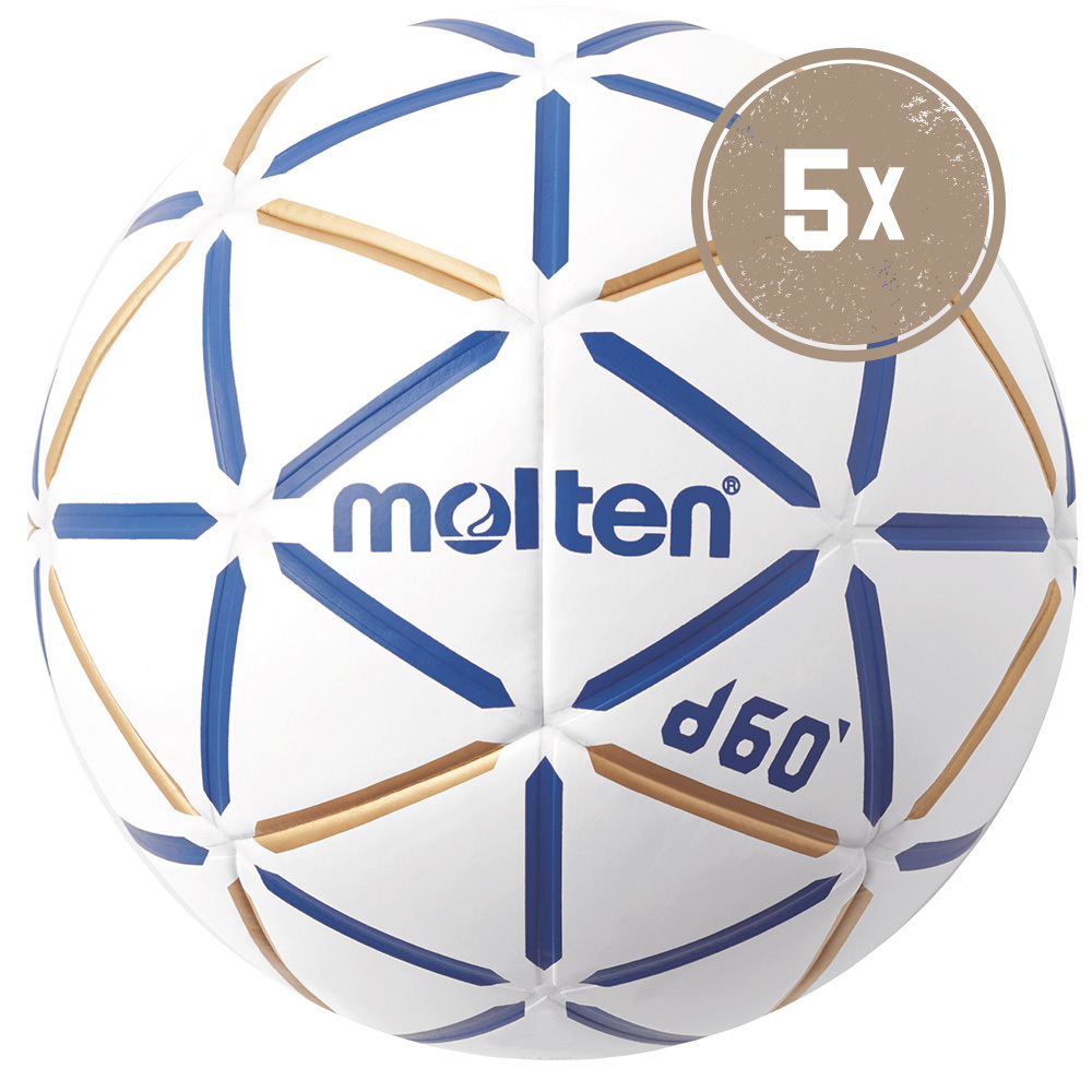 Minge Molten 5er Ballset Handball d60