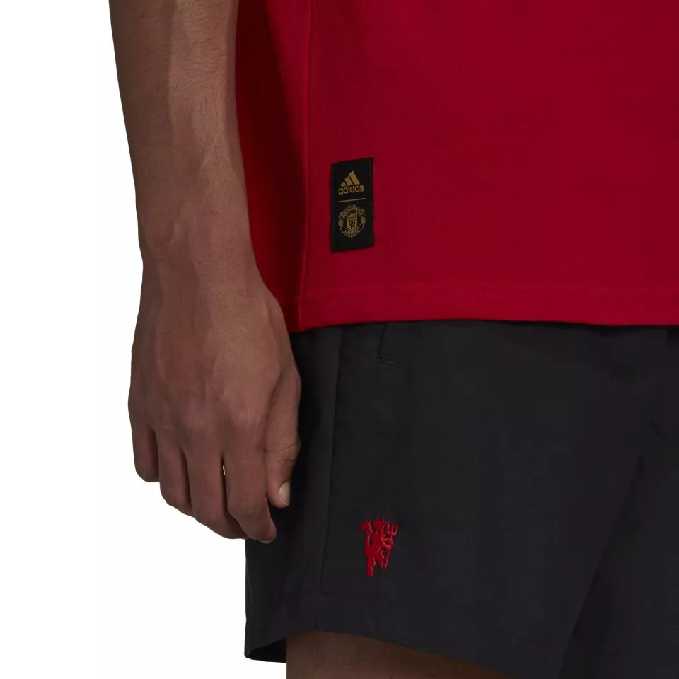 Pánská fotbalová polokošile s krátkým rukávem adidas Manchester United