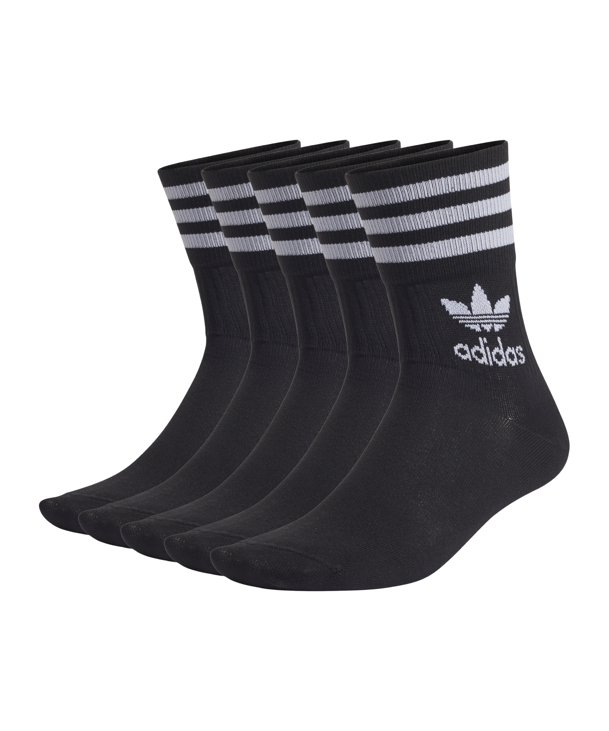 Ponožky adidas Originals Mid Crew (5 párů)