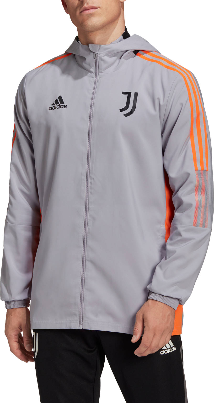 Pánská bunda s kapucí adidas Juventus Tiro Presentation