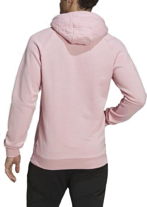 pink and white adidas moletom com capuz