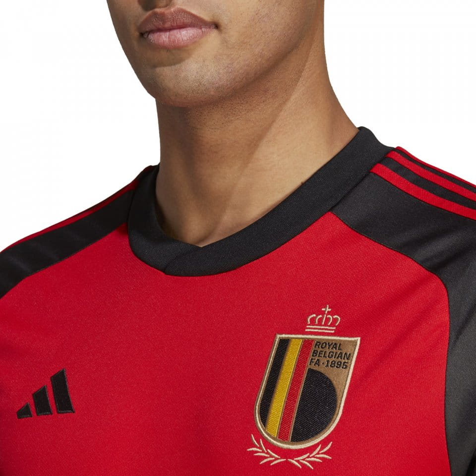 Pánský domácí dres s krátkým rukávem adidas Belgie 2022