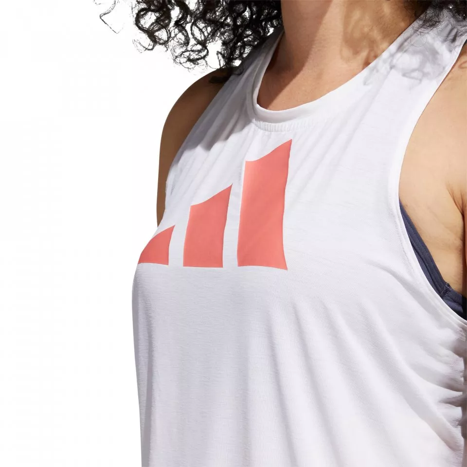Dámské tréninkové tílko s vykrojenými zády adidas 3-Stripes Logo