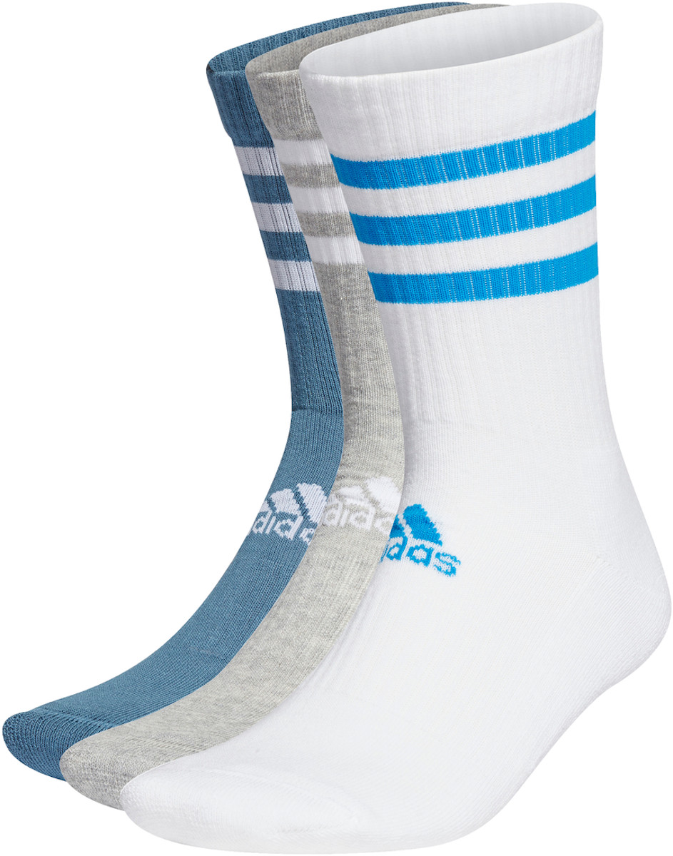 Ponožky adidas 3-Stripes Cushioned Crew (3 páry)