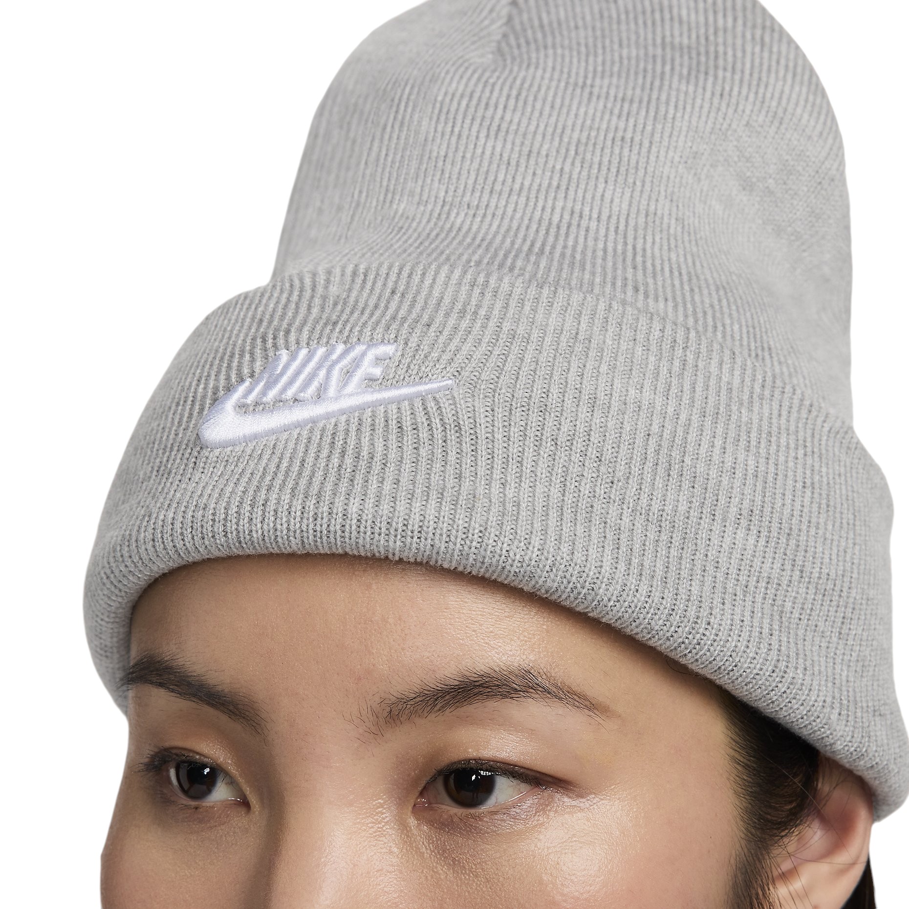 nike grey beanie hat