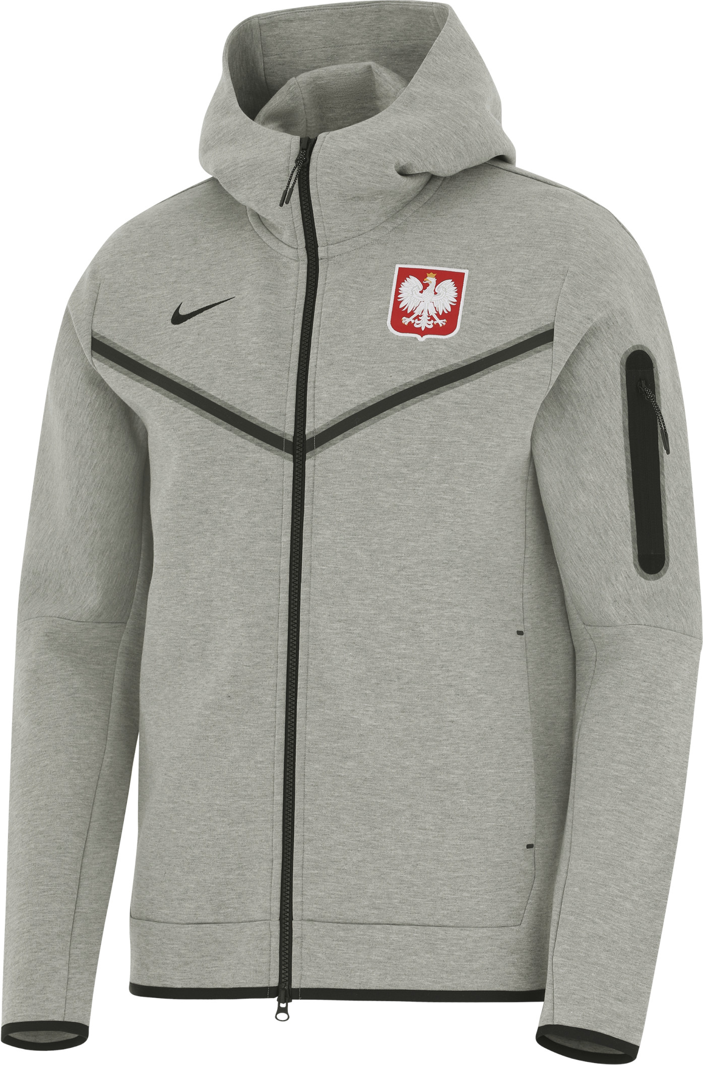 Pánská mikina s kapucí a dlouhým zipem Nike Sportswear Tech Fleece Polsko Windrunner