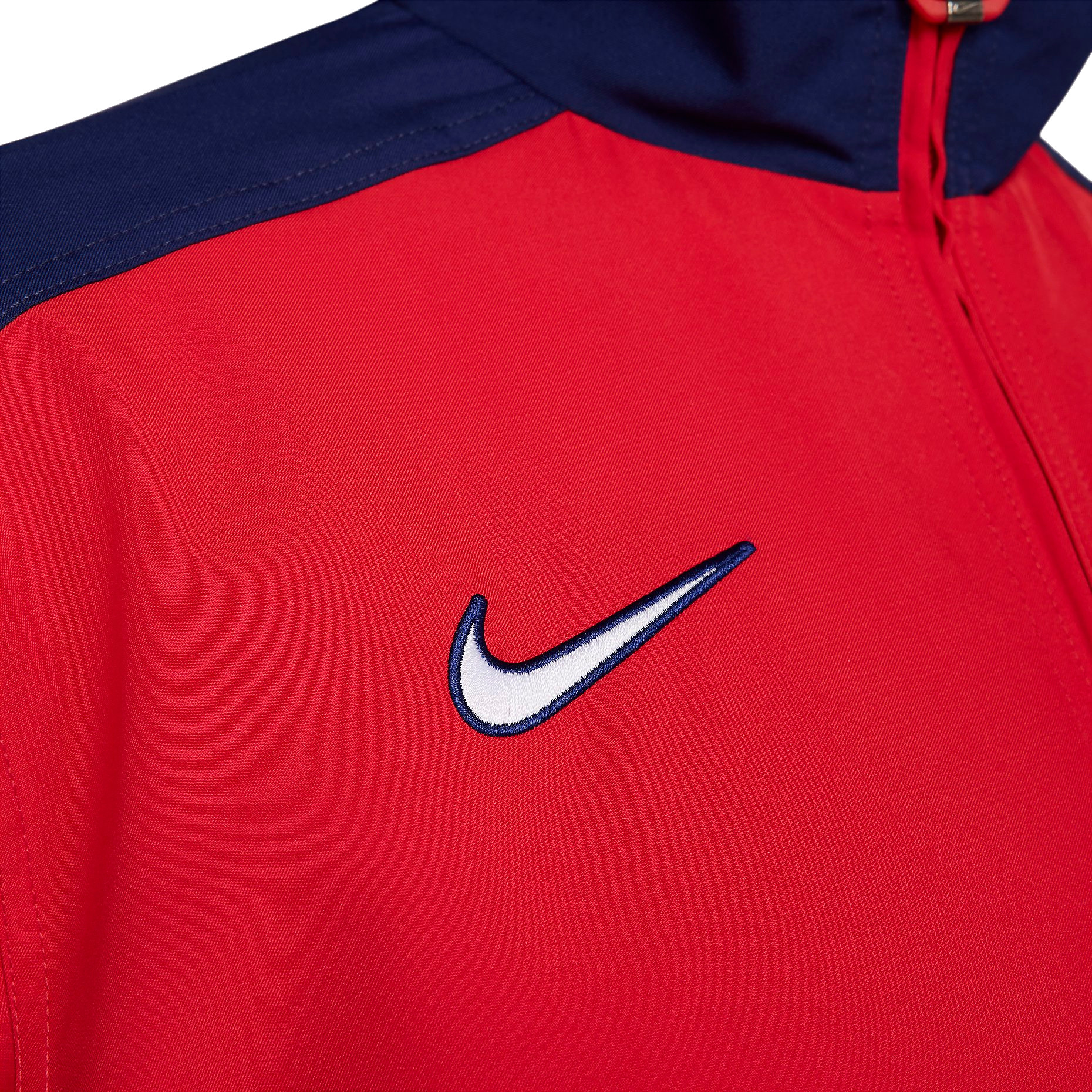 nike full zip reissue jacket in red