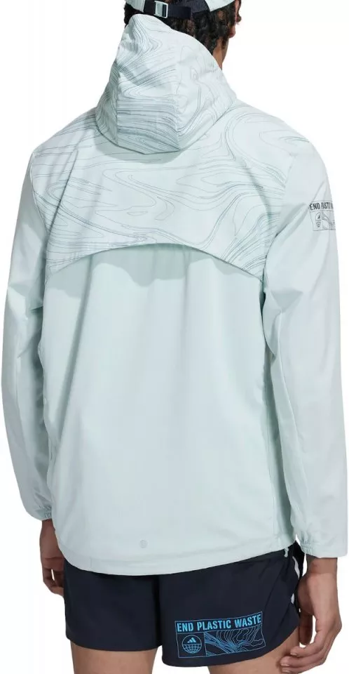 Τζάκετ με κουκούλα adidas MARATHON JACKET FTO