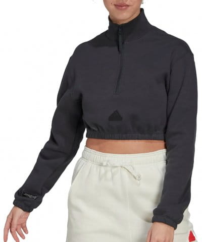 Cropped Half-Zip