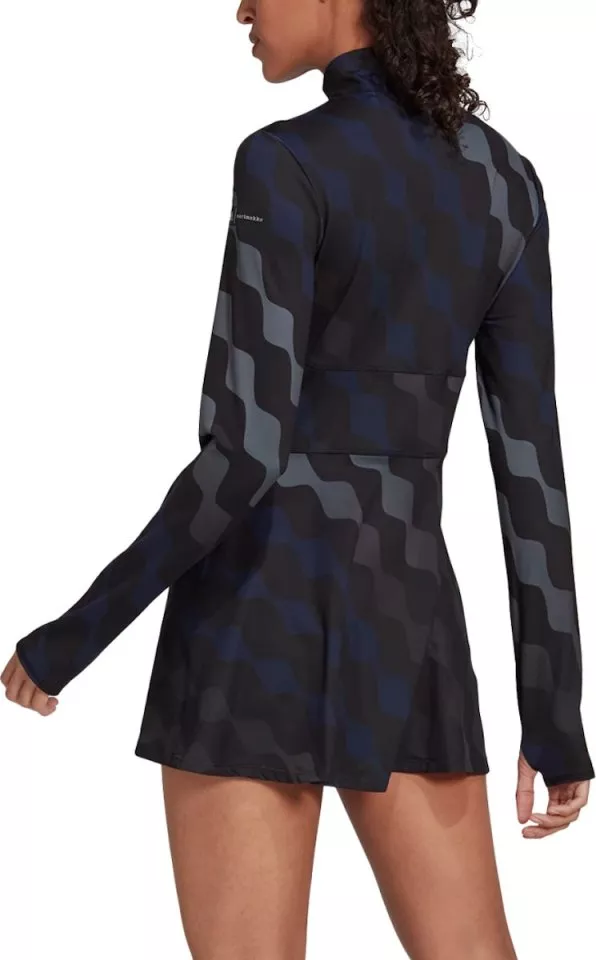 adidas Women's Marimekko Icon 3-Stripes Hooded Running Windbreaker