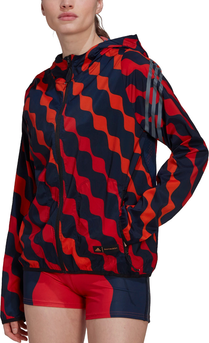 Dámská běžecká bunda s kapucí adidas Marimekko Run Icons