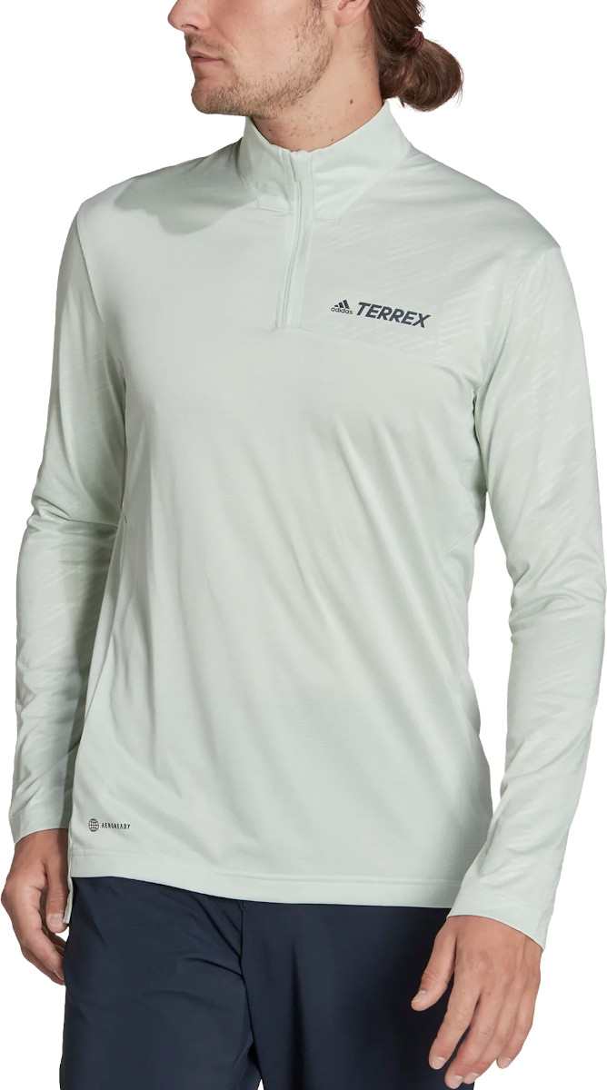 Langærmet T-shirt adidas Terrex MT Half Zi LS