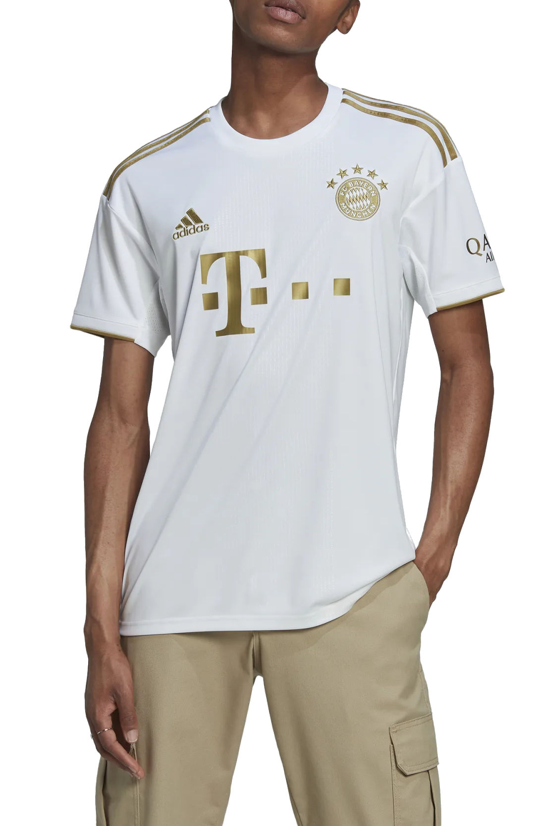 Pánský hostující dres s krátkým rukávem adidas FC Bayern Mnichov 2022/23