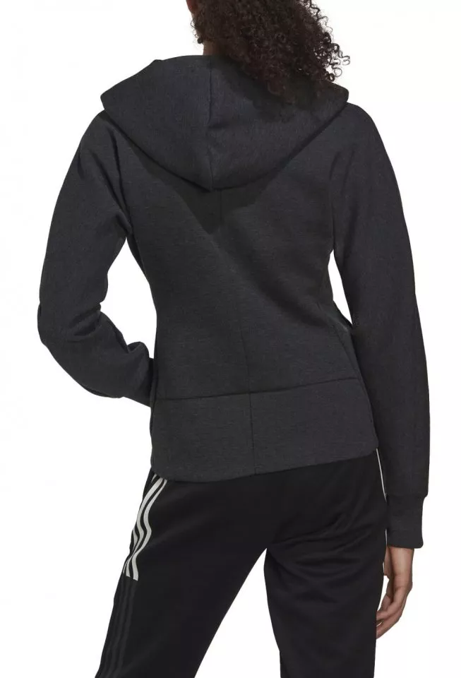 Sweatshirt med huva adidas Sportswear W MV SL FZ HD
