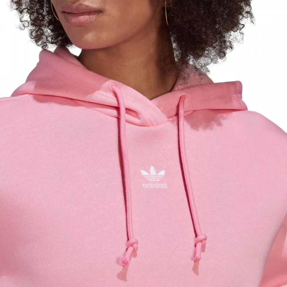 Φούτερ-Jacket με κουκούλα adidas Originals Adicolor Essentials Crop Fleece