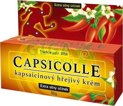 CAPSICOLLE kapsaicinový krém extra hřejivý 50g