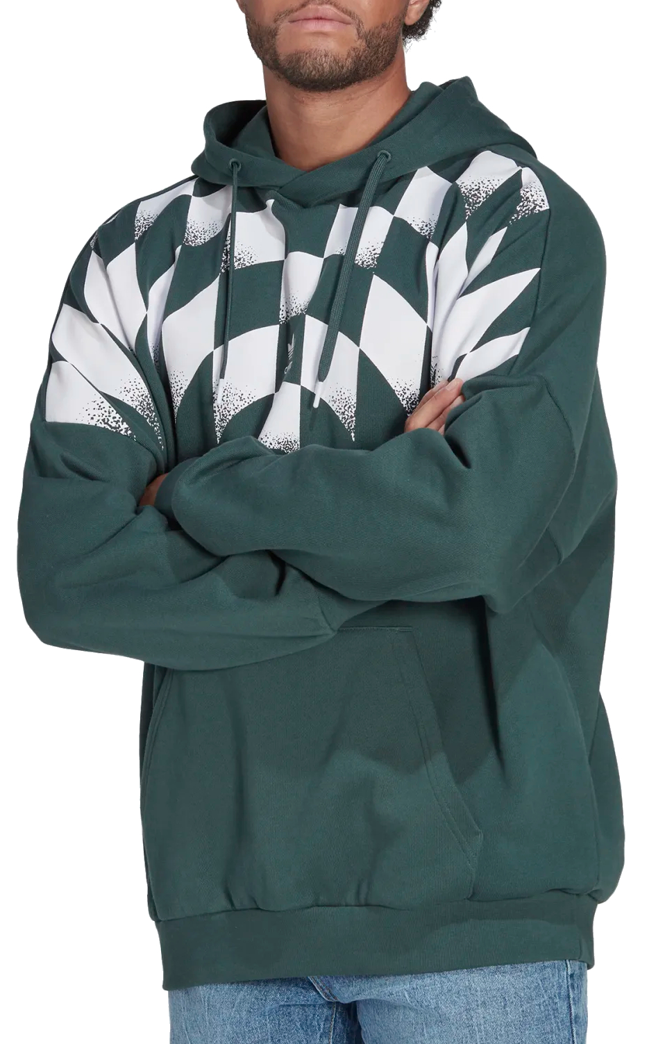 Φούτερ-Jacket με κουκούλα adidas Originals Rekive Graphic