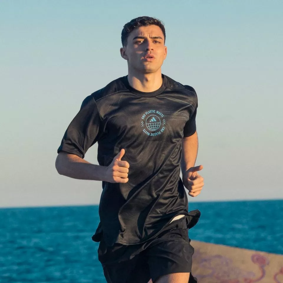 Pánské běžecké tričko s krátkým rukávem adidas Designed 4 Running for the Oceans