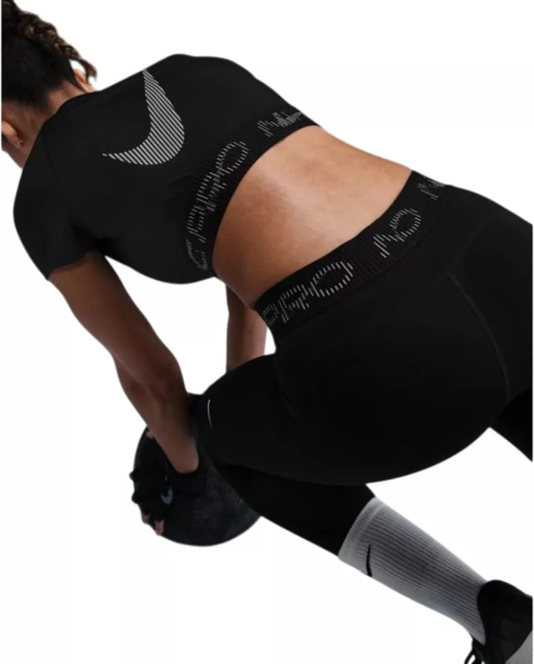 Koszulka Nike W NP DF SS CROP TOP TT GX