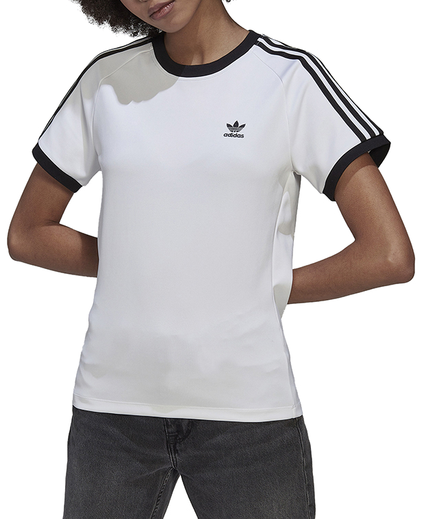 Dámské tričko s krátkým rukávem adidas Originals Adicolor Classics Slim 3-Stripes