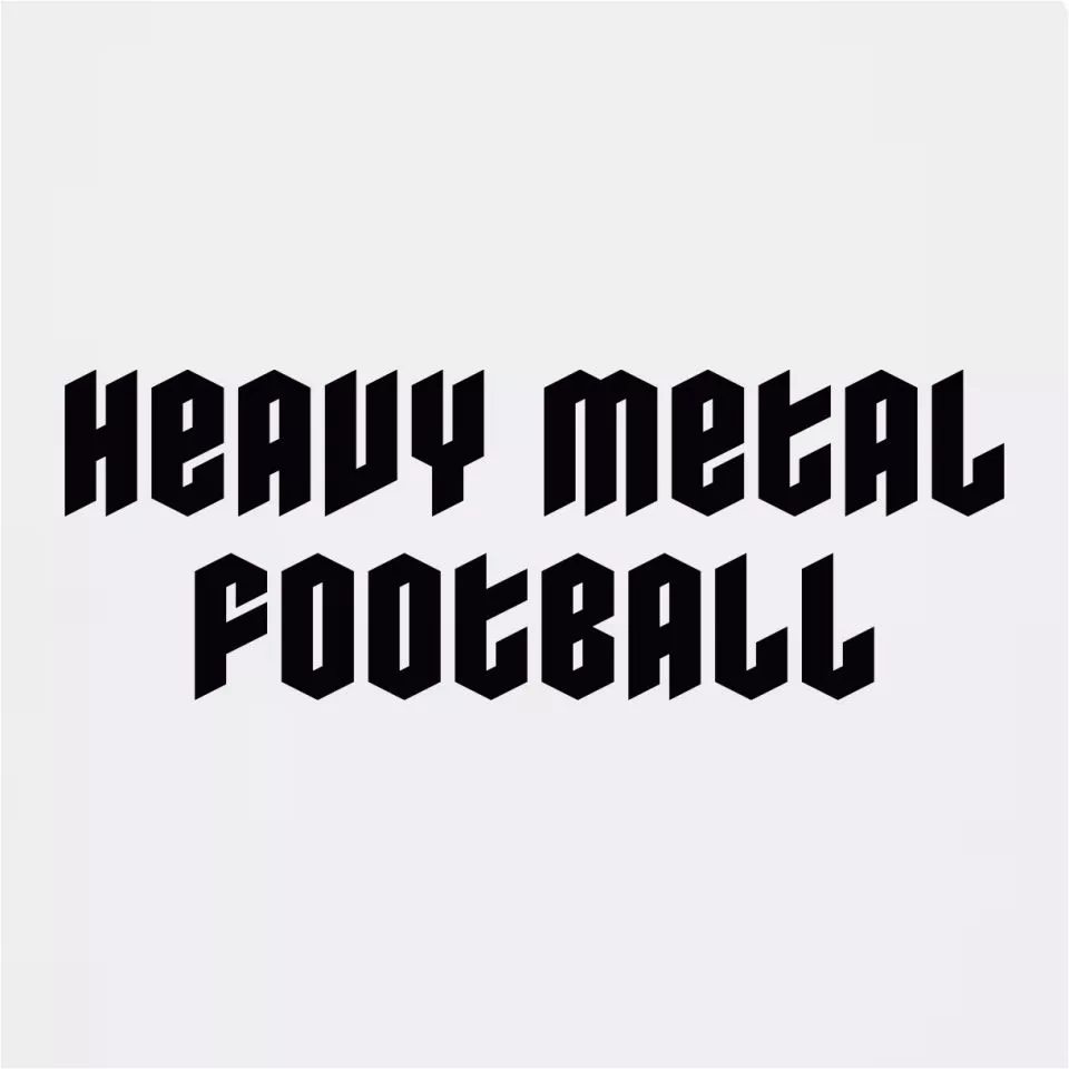 Majica 11teamsports Heavy Metal Football