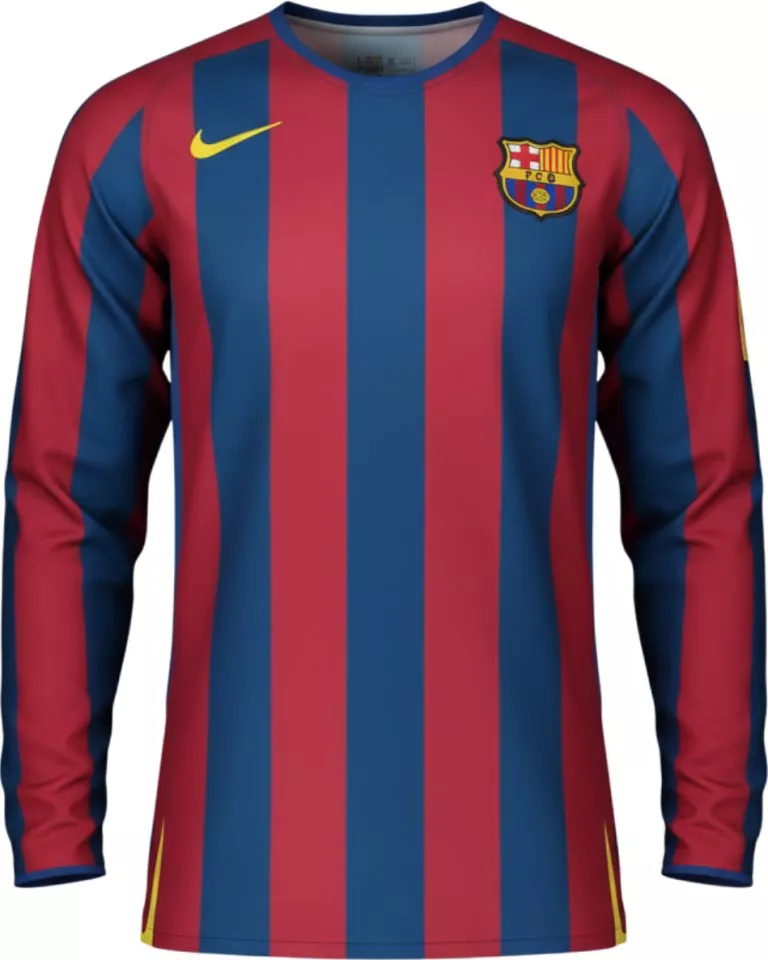 Nike FC Barcelona Reissue 2005 'Ronaldinho' Long Sleeve Hosszú ujjú mez