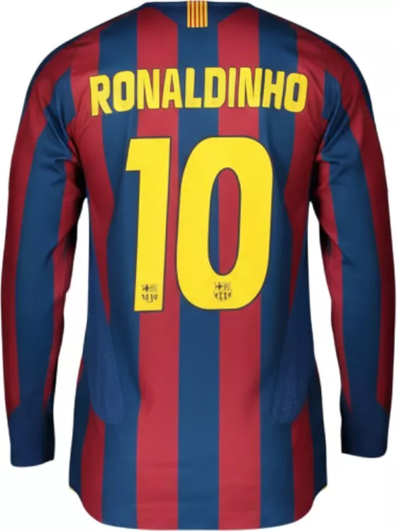 Camisa de manga larga Nike FC Barcelona Reissue 2005 'Ronaldinho