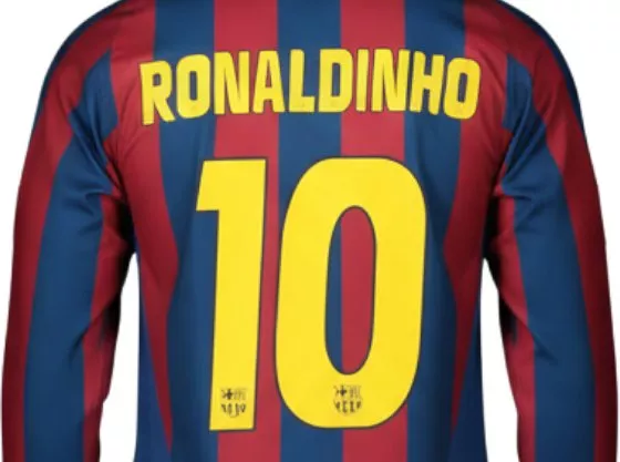 Camisa de manga larga Nike FC Barcelona Reissue 2005 'Ronaldinho