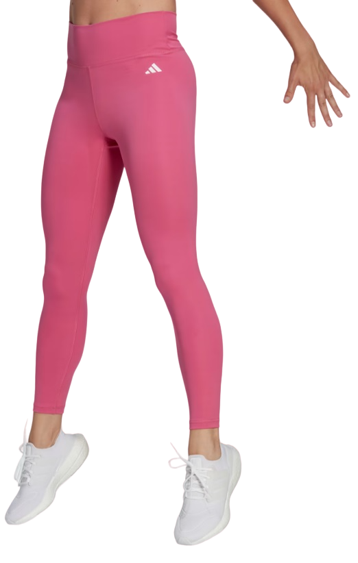 Adidas pink 3 hot sale stripe leggings